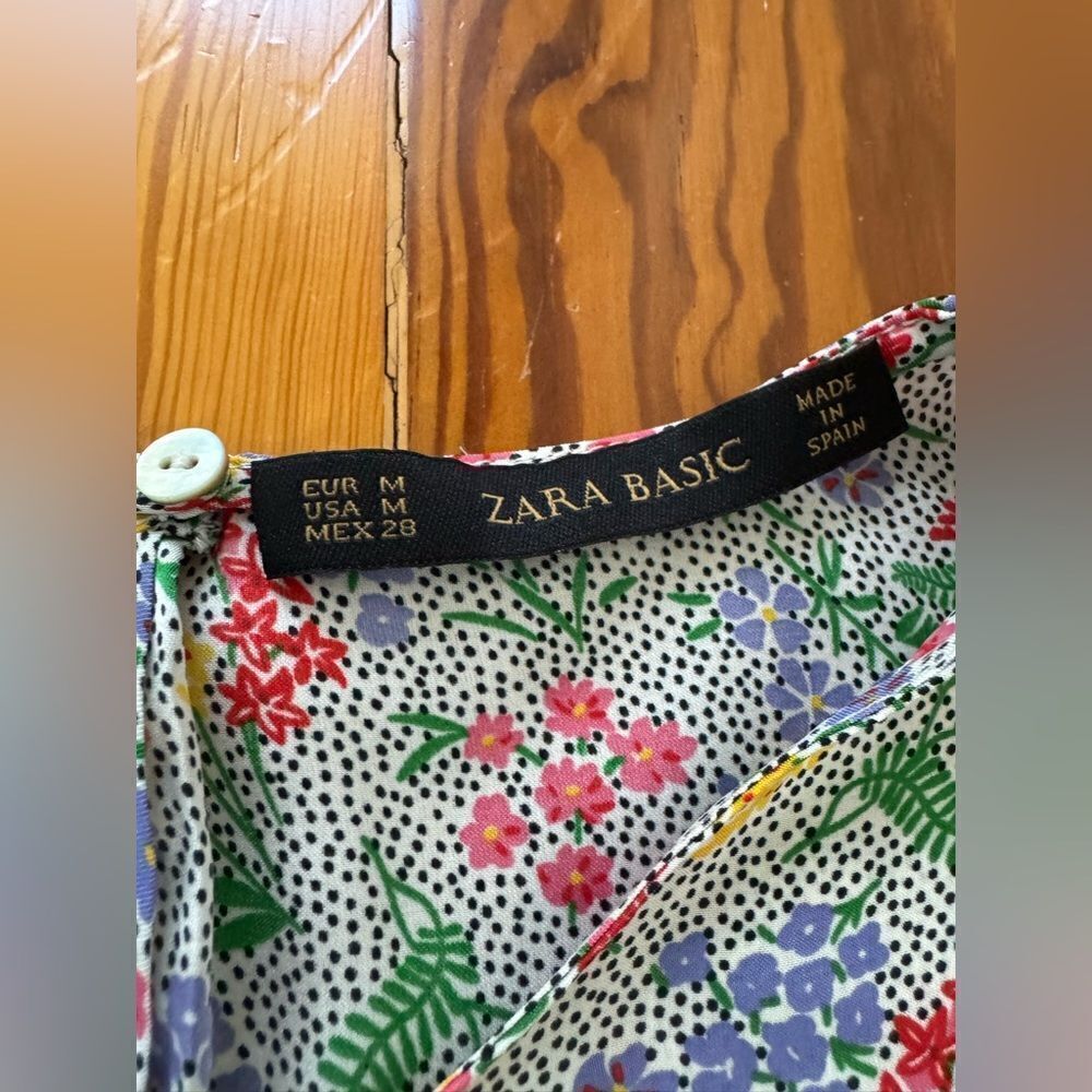 ZARA Floral Top - Picture 4 of 6